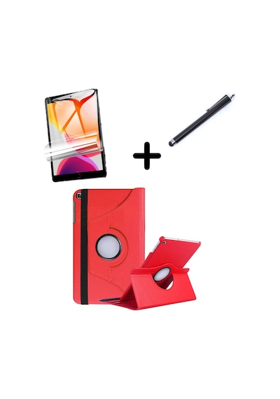 Samsung Galaxy Uyumlu Tab A9 Plus 11inç X210 X215 X216 Kılıf Dönen Tablet Kilifi Ekran Koruyucu+kalem