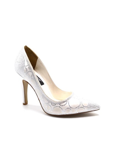 Venüs 23110565y Taşlı Saten Stiletto Kadın Abiye Ayakkabı