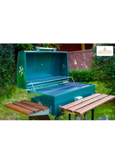 Grıllcup Gc75 Kömürlü Barbekü Bahçe Mangal Orman Yeşili