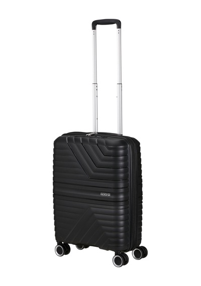 American Tourister Siyah Çekçekli Sert Valiz Flytwıst-spınner 55/20 Tsa Exp
