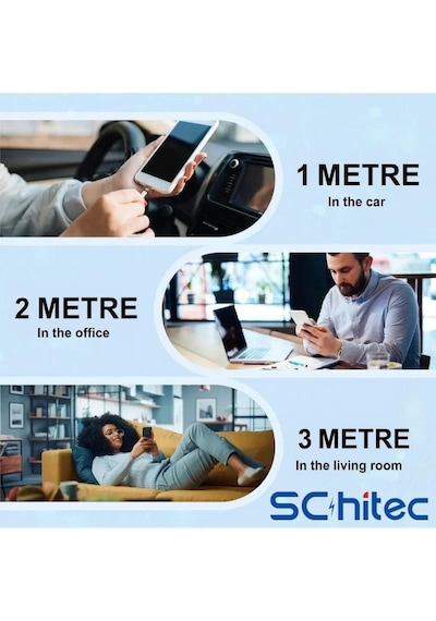 Schitec 3 Paket 6a 100w Type-c To Lightning Hızlı Data Ve Şarj Kablosu 1 Metre/ 2 Metre / 3 Metre Beyaz Sx112131 - Schitecsx1121313p