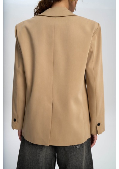 Mai Studios Co. Volda Yaka Detay Vizon Blazer VIZON