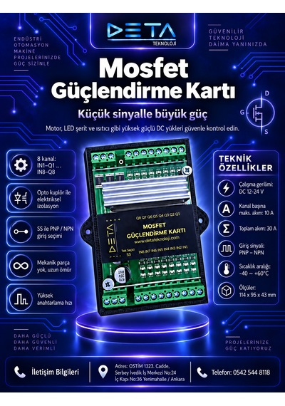 Mosfet Güçlendirme Kartı .