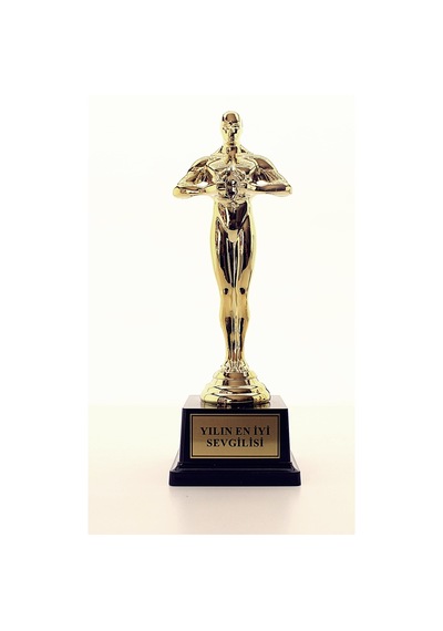 Büyük Boy Yılın En İyi Sevgilisi Oscarı Ödülü Hediye