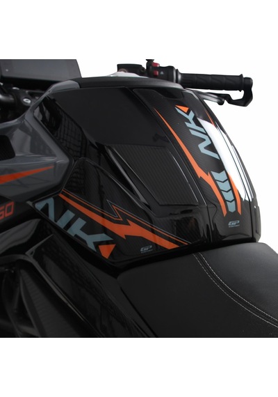 GP Kompozit  CF Moto 250 NK 2023-2024 Uyumlu Full Pad Seti Turuncu