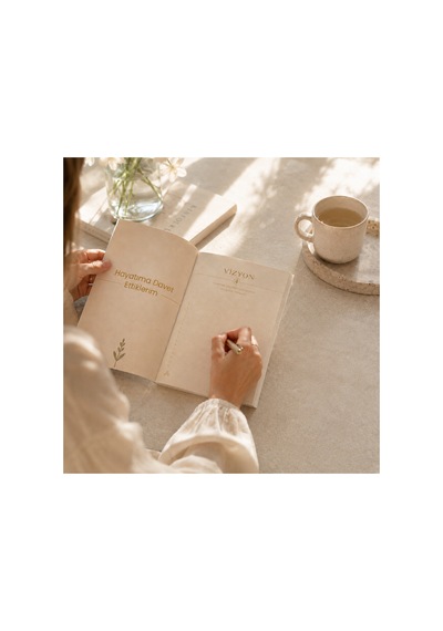 Vizyon & Manifest Defteri 114 Sayfa Hedef, Niyet Ve Manifest Defteri Bej - 914606270 Bej