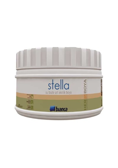Stella Su Bazlı Saf Akrilik Boya 250 ML (Metal Renkler)