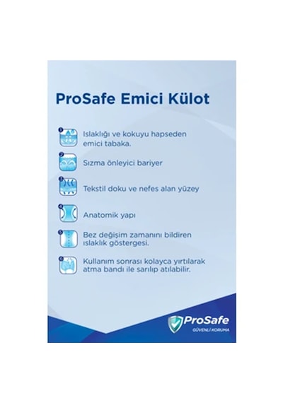Prosafe Emici Külot Xlarge Ekstra Büyük Boy Hasta Bezi 90 Adet 3x30 Paket XL
