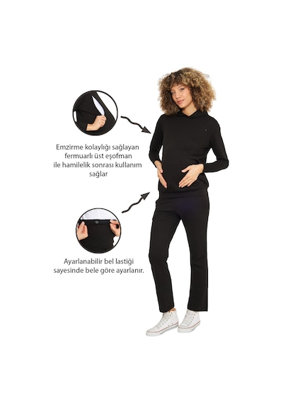 Luvmabelly - Myra8700 - Hamile Ve Emzirme Eşofman Takımı