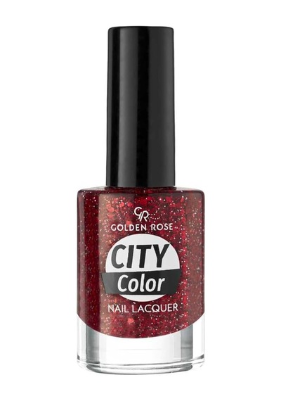 City Nail Lacquer Glitter No: 110 - Işıltılı Ve Uzun Süre Kalıcı Oje 10.2 Ml