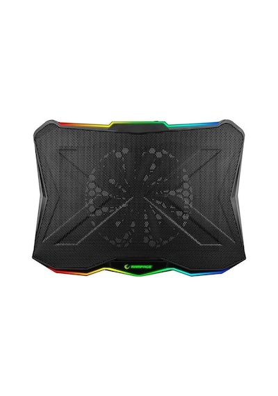 Rampage Ad-rc8 Showy Siyah 180mm Fan 15''-17'' Rgb Işıklı Notebook Soğutucu Stand-121104