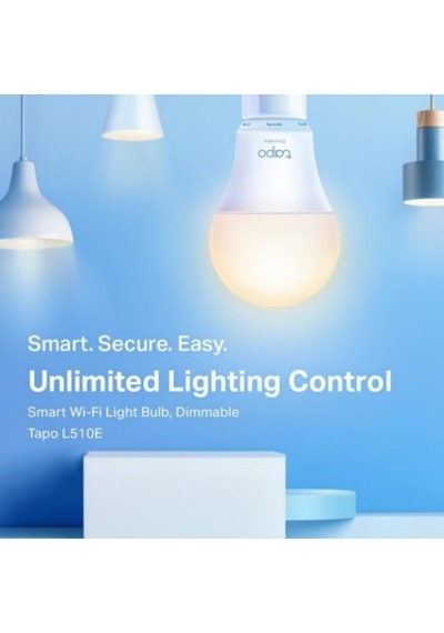 Tp-link Tapo L510e 2-pack Akıllı Wi-fi Ampul 806 Lümen E27 8.3w Kısılabilir Sıcak Beyaz Açık Kahverengi