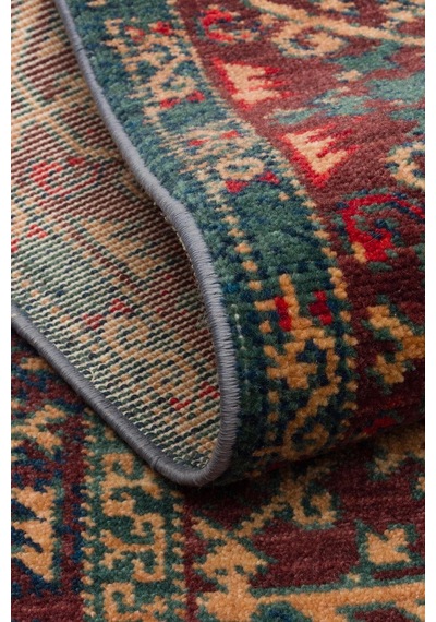 Hoom Rugs Cadis Kdm 09 Red Yeni Zelanda Yünü El Emeği Kara Tezgah Halısı Kırmızı
