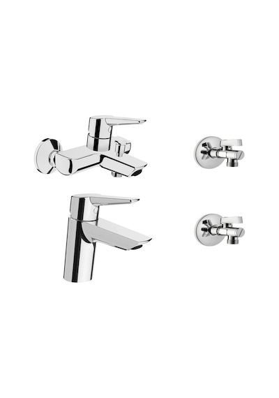 Artema Solid S Filtreli Banyo Batarya Seti + Krom Ara Musluk 2 Adet