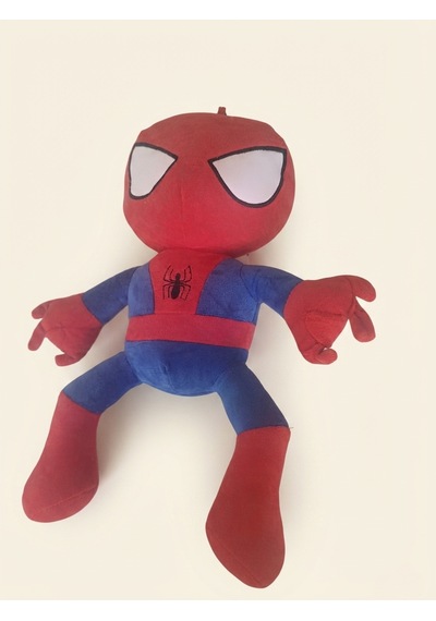 Peluş Örümceks Adam -45cm Lacivert-kırmızı