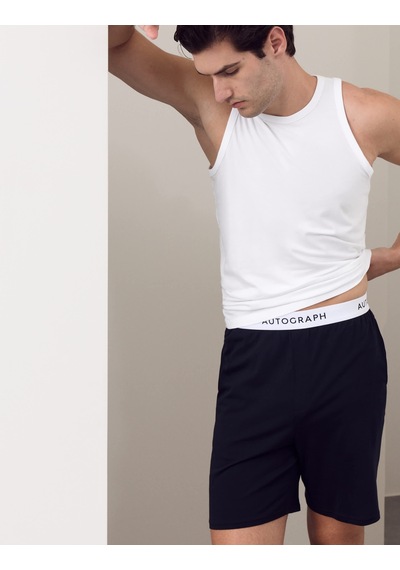 Marks & Spencer Supima Pamuk Modal Karışımlı Kolsuz Atlet T07001620a Beyaz