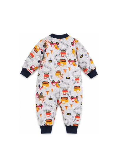 Babyhola 2.5 Tog Yorgan Gerektirmeyen Kalın Elyaf Dolgulu Çocuk Uyku Tulumu Pamuk Astarlı Unisex 6020 Antrasit