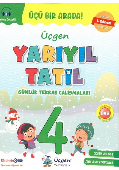 Üçgen 4.sınıf Yarıyılda Okuyarak Tatil Yapıyorum 10 Lu Hikaye Seti