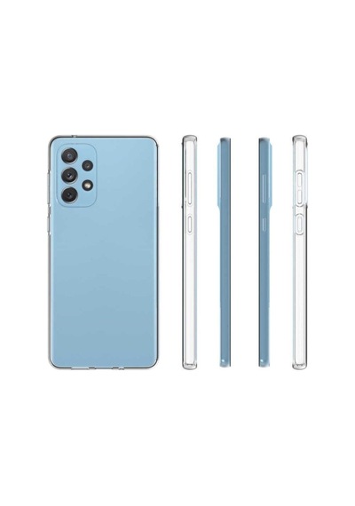 Samsung Galaxy Uyumlu   A73 5g Kılıf Darbe Emici Şeffaf Süper Silikon Kapak Col198290-şeffaf