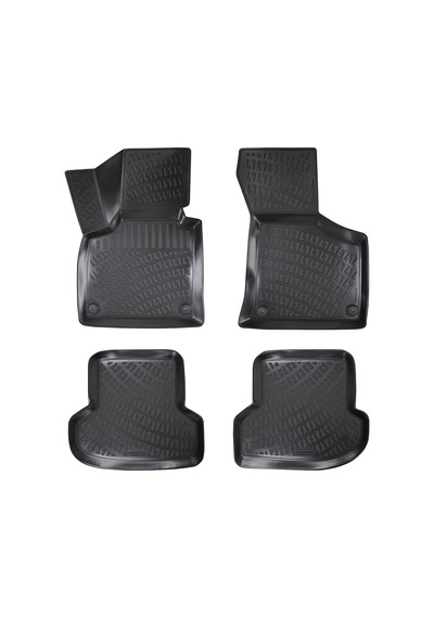 Audi A3 2003-2013 Havuzlu 3D Paspas Siyah
