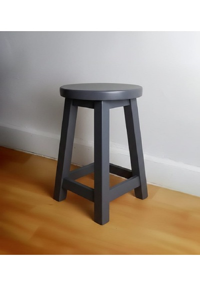 Ahşap Tabure 45 Cm / Arbrestore Antrasit