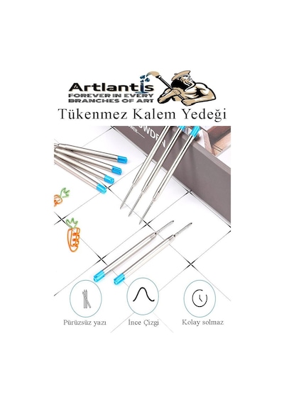 Mavi Tükenmez Kalem Yedeği 10 Adet