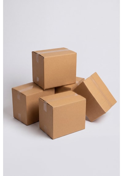 5 Adet 30x25x20 Cm E-ticaret Ve Taşıma Kolisi Bc Dalga Çift Oluklu Kraft Koli Dayanıklı Kargo Kolisi 1