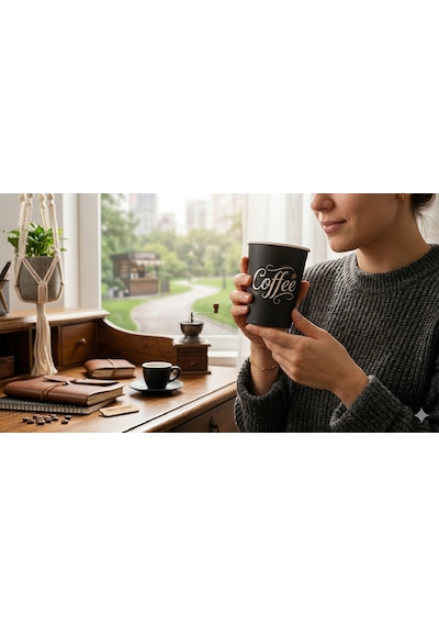 Bencup 8 Oz 240 Ml Karton Bardak , 40 Adetli Paket, Kullan At Kahve Ve Çay Bardağı