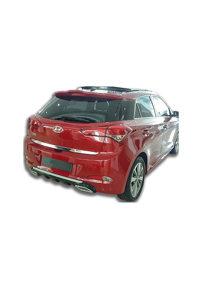 Hyundai i20 Egzoz Görünümlü Difüzör (Plastik)