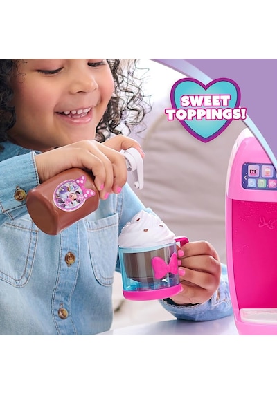 Gioc-hi Prezi-osi Min-nie Mouse Sevimli 10 Parça Işıklı Ve Sesli Sihirli Barista Kahve Makinesi