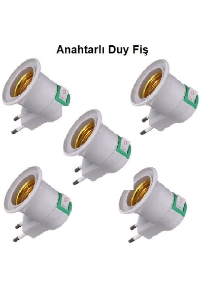 5 Adet Anahtarlı Duy Fiş