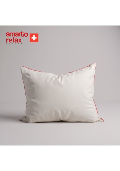 Smarto Relax Tekli 70x55 Cm Yatak Yastığı Karışım Elyaf Dolgu,pamuklu Kumaş, Anti-bakteriyel Büyük Boy Diğer