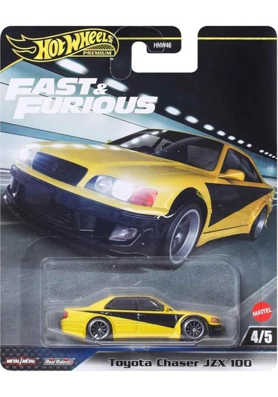 Hot Wheels Fast & Furious Premium Toyota Chaser Jzx 100 Hnw46 Jbl89 Çok Renkli