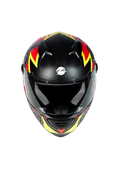 Zeus ZS-811A Al31 Matt Red Fluo Yellow Kapalı Kask