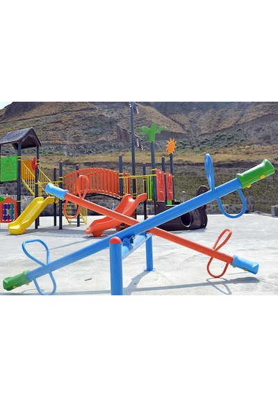 Çiftli Park Tahterevalli - Tahtaravalli 4 kişilik Beton Zemin