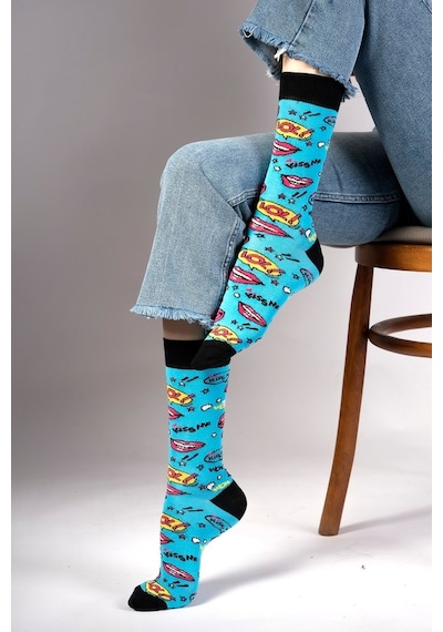 Ozzy Socks Pop Desenli Çorap Çok Renkli
