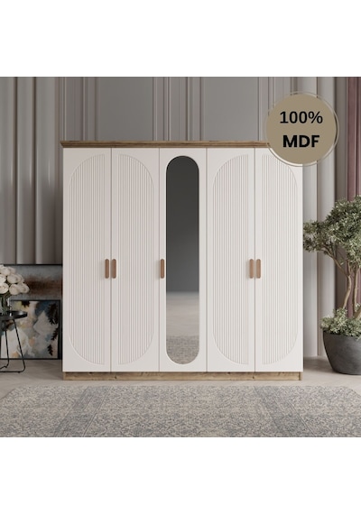 Soho 5 Kapak Mdf Gardırop Aytaşı