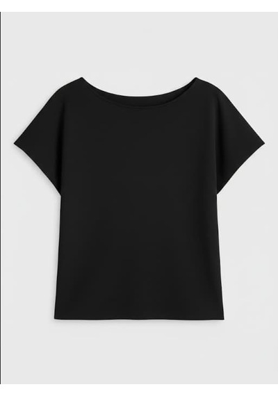 Markapia Kadın V Yaka Kısa Kollu İnce Esnek T-shirt Çok Renkli Xs M S