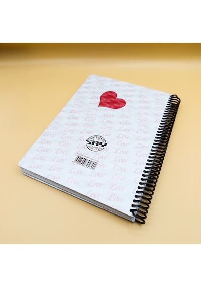 120 Yaprak Spiralli Defter Baykuş Desenli Okul Ve Not Defteri
