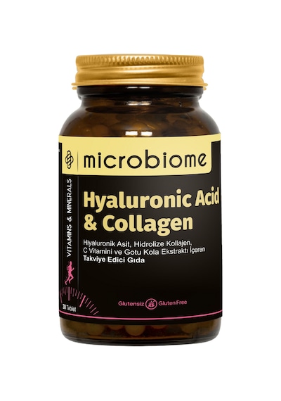 Microbiome Hyaluronic Acid & Collagen 30 Tablet