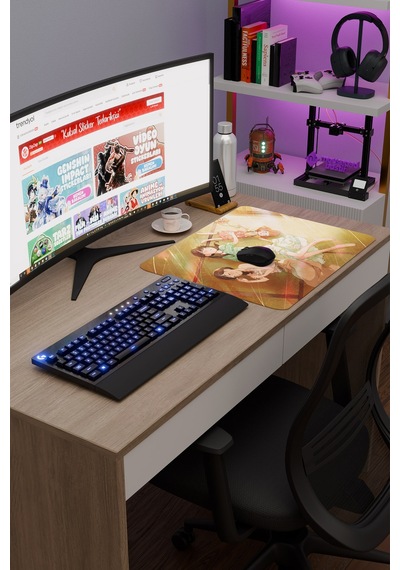 Sangatsu No Lion Anime V2 - 48x40 Xl Gaming Kauçuk Kaymaz Taban Mouse Pad Fare Altlığı