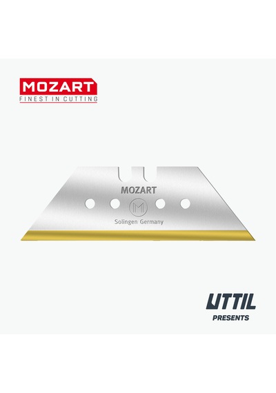 Mozart Blades 90975.065 Tin Kaplama 60mm Trapezoid 100 Adet Bıçak
