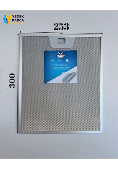 Blomberg: Dkl2010xtr 253x300 Mm Aspiratör & Davlumbaz Tel Yağ Filtresi Model: 00431222-50248271004-9189387004 25x30 Cm