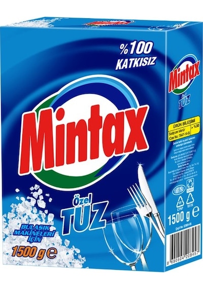 Mintax Bulaşık Makinesi İçin Özel Tuz 1500 G