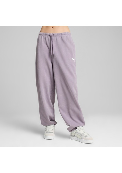 Puma Dare To Relaxed Washed Pants Mor Kadın Eşofman Altı
