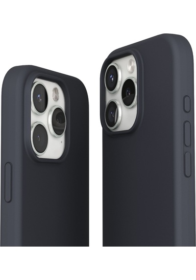 Vonmahlen Apple Uyumlu iPhone 16 Pro Max Magsafe Silikon Kılıf Lacivert