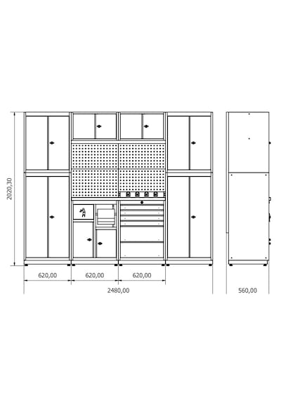 MT-1017 Modüler Çalışma Tezgahı -