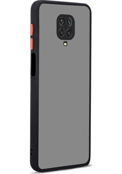 Xiaomi Redmi Note 9S Kılıf Zore Hux Düğme Ve Kapak Zıt Renk Kılıf