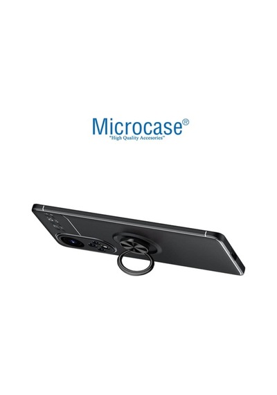 Microcase Honor 50 Focus Serisi Yüzüklü Kilif - Siyah 536337063