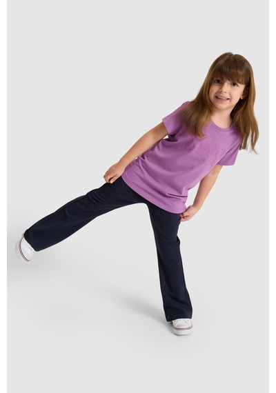 U.s. Polo Assn. Kız Çocuk Menekşe Tişört Basic 50325631-vr037 Menekse